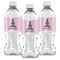Lotus Pose Water Bottle Labels - Front View