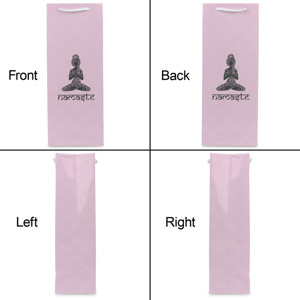 Lotus Pose Wine Gift Bag - Gloss - Approval
