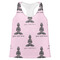 Lotus Pose Womens Racerback Tank Top - Small (Personalized)