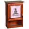 Lotus Pose Wooden Cabinet Decal (Medium)