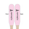 Lotus Pose Wooden Food Pick - Paddle - Double Sided - Front & Back