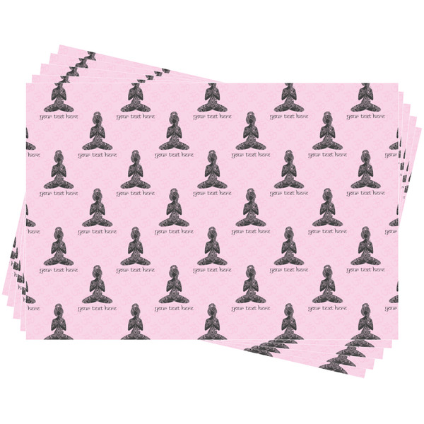 Lotus Pose Wrapping Paper - 5 Sheets Approval