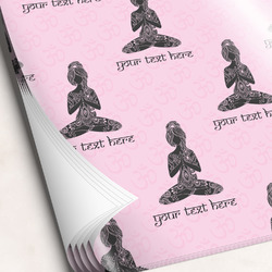 Lotus Pose Wrapping Paper Sheets - Single-Sided - 20" x 28"