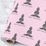 Lotus Pose Wrapping Paper Roll - Large