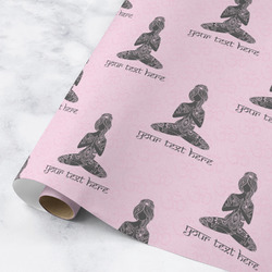 Lotus Pose Wrapping Paper Roll - Medium - Matte