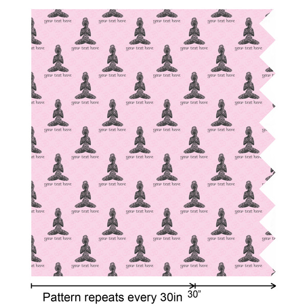 Lotus Pose Wrapping Paper Roll - Matte - Partial Roll