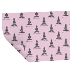 Lotus Pose Wrapping Paper Sheets - Double-Sided - 20" x 28"