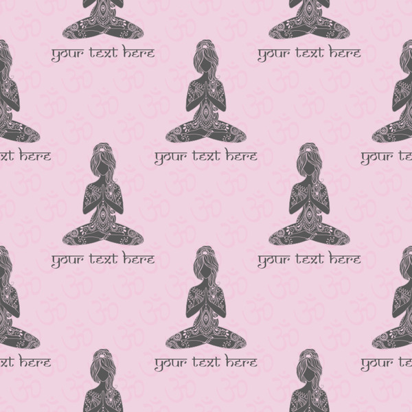 Lotus Pose Wrapping Paper Square