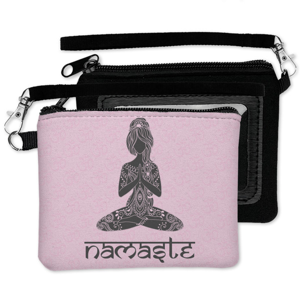 Lotus Pose Wristlet ID Cases - MAIN