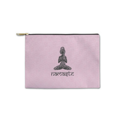 Lotus Pose Zipper Pouch - Small - 8.5"x6" (Personalized)