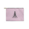 Lotus Pose Zipper Pouch Small (Front)