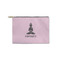 Lotus Pose Zipper Pouch - Small - 8.5"x6" (Personalized)