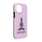 Lotus Pose iPhone Case - Rubber Lined - iPhone 13 Pro