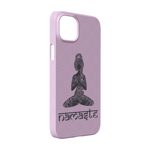 Custom Lotus Pose iPhone Case - Plastic - iPhone 14