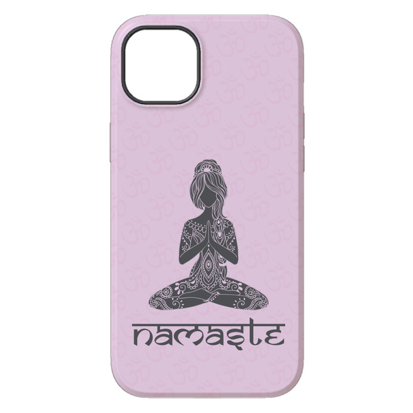 Lotus Pose iPhone 14 Pro Max Tough Case - Back