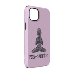 Lotus Pose iPhone Case - Rubber Lined - iPhone 14