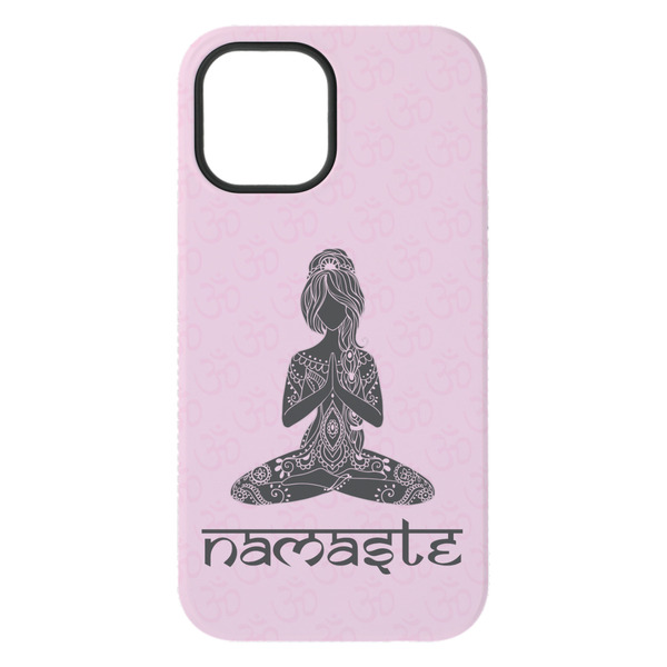 Lotus Pose iPhone 15 Pro Max Tough Case - Back