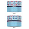 Anchors & Waves 12" Drum Lampshade - APPROVAL (Fabric)