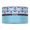 Anchors & Waves 12" Drum Lampshade - FRONT (Fabric)
