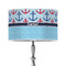 Anchors & Waves 12" Drum Lampshade - ON STAND (Poly Film)