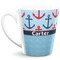 Anchors & Waves 12 Oz Latte Mug - Front Full
