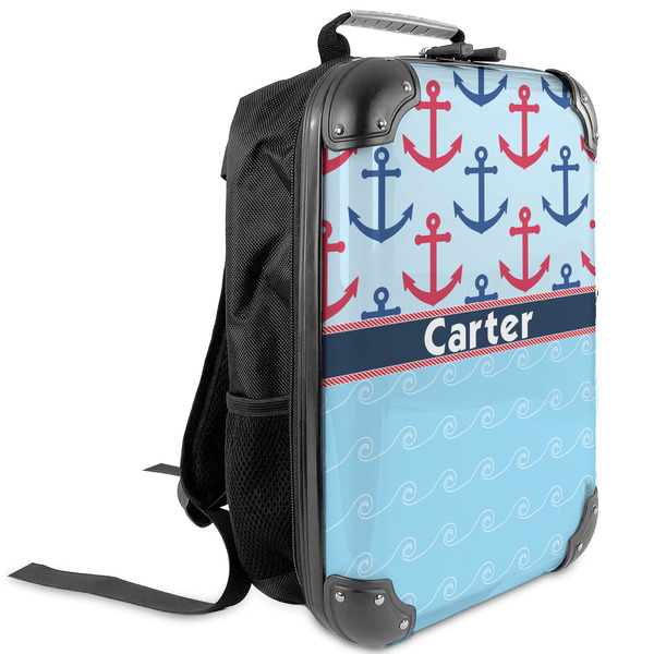 Custom Anchors & Waves Kids Hard Shell Backpack (Personalized)