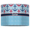 Anchors & Waves 16" Drum Lampshade - FRONT (Fabric)