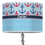 Anchors & Waves Drum Lamp Shade (Personalized)
