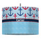 Anchors & Waves 16" Drum Lampshade - PENDANT (Fabric)