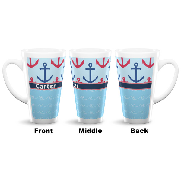 Anchors & Waves 16 Oz Latte Mug - Approval