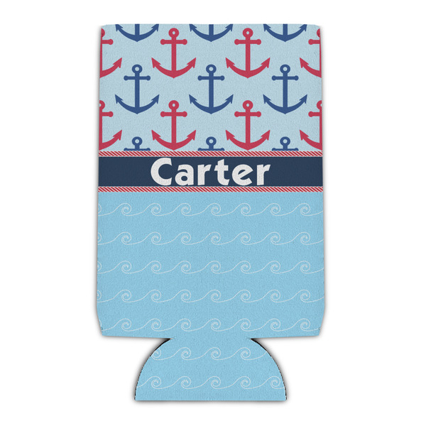 Custom Anchors & Waves Can Cooler (16 oz) (Personalized)