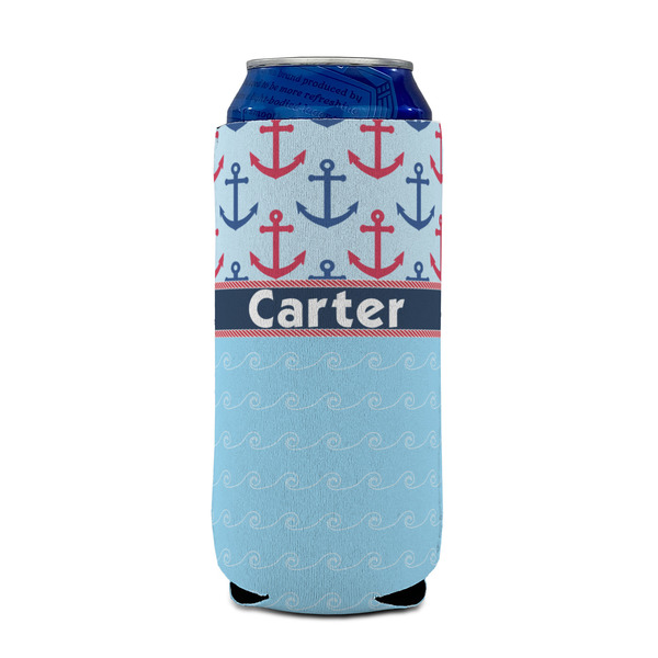 Anchors & Waves 16oz Can Sleeve - FRONT (on can)