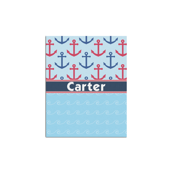 Custom Anchors & Waves Poster - Multiple Sizes (Personalized)