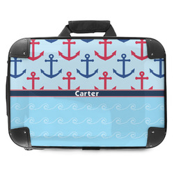 Anchors & Waves Hard Shell Briefcase - 18" (Personalized)