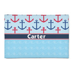 Anchors & Waves 2' x 3' Indoor Area Rug (Personalized)