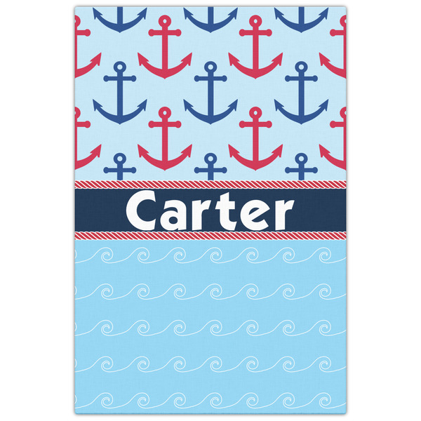 Anchors & Waves 20x30 - Canvas Print - Front View