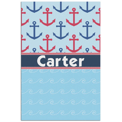 Anchors & Waves Poster - Matte - 24x36 (Personalized)
