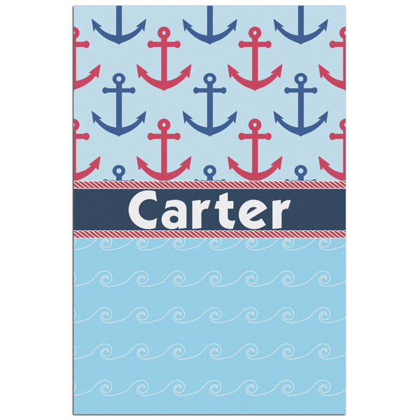Custom Anchors & Waves Poster - Matte - 24x36 (Personalized)