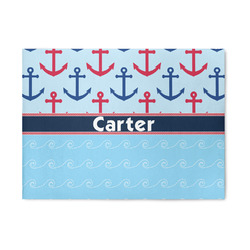 Anchors & Waves 5' x 7' Indoor Area Rug (Personalized)