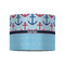 Anchors & Waves 8" Drum Lampshade - FRONT (Fabric)