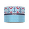 Anchors & Waves 8" Drum Lampshade - FRONT (Poly Film)