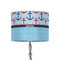 Anchors & Waves 8" Drum Lampshade - ON STAND (Fabric)
