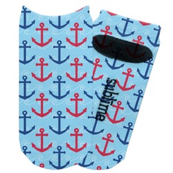 Anchors & Waves Adult Ankle Socks