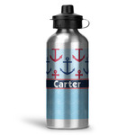 Anchors & Waves Water Bottles - 20 oz - Aluminum (Personalized)