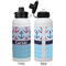 Anchors & Waves Aluminum Water Bottle - White APPROVAL
