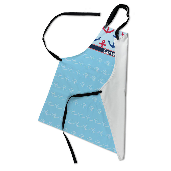 Anchors & Waves Apron - Folded