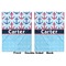 Anchors & Waves Baby Blanket (Double Sided - Printed Front and Back)