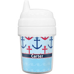Anchors & Waves Baby Sippy Cup (Personalized)