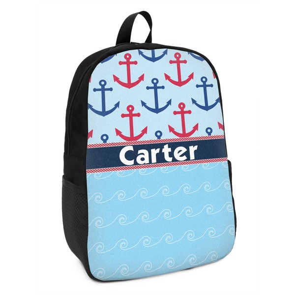 Custom Anchors & Waves Kids Backpack (Personalized)