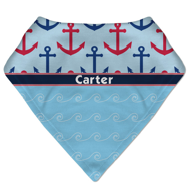 Custom Anchors & Waves Bandana Bib (Personalized)